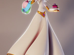 Princess Celestia 2 - My Little Pony 3D Print Model