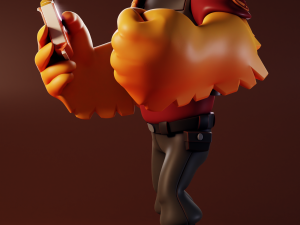 Pootis Team Fortress 2 3Dプリントモデル