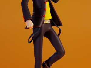 Ryuji Sakamoto Persona 3D Baskı Modeli