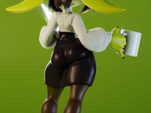 Goblin Girl Clerk OC Modello di stampa 3D