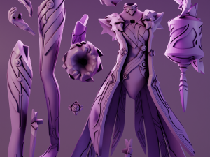 Fatui Cicin Mage Genshin Impact Modelo de Impressão 3D
