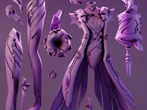 Fatui Cicin Mage Genshin Impact 3D Print Model