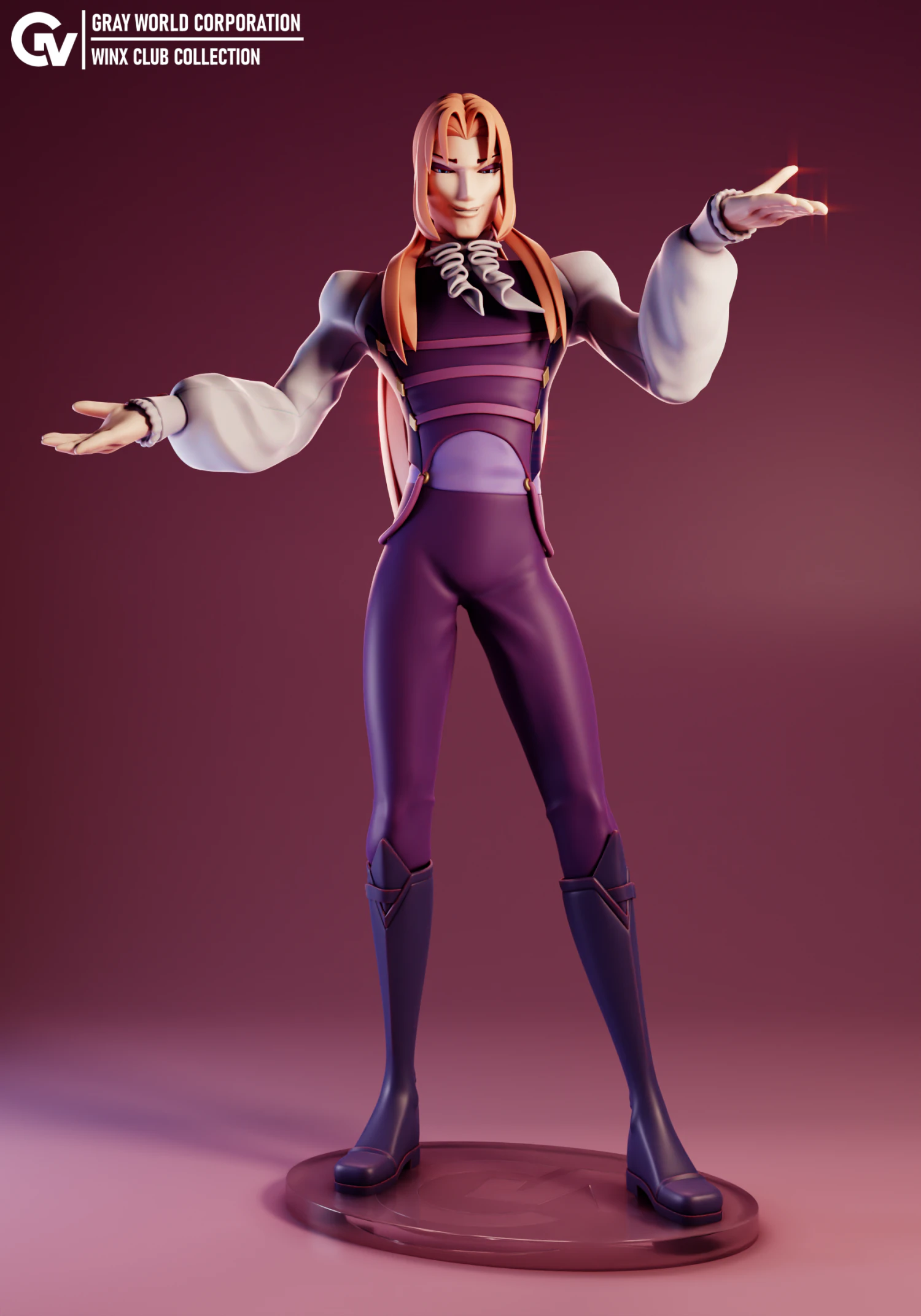 Valtor 2 Winx Club 3D Print Model .c4d .max .obj .3ds .fbx .stl .blend 