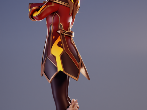 Pyroslinger Bracer Genshin Impact 3D प्रिंट मॉडल