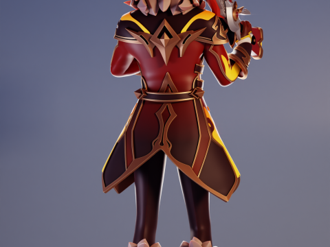 Pyroslinger Bracer Genshin Impact 3D प्रिंट मॉडल