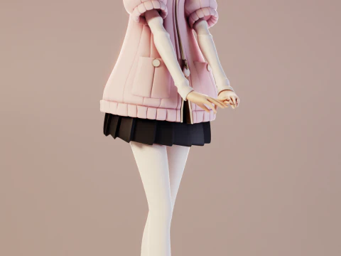 Haru Okumura Persona 3D Print Model