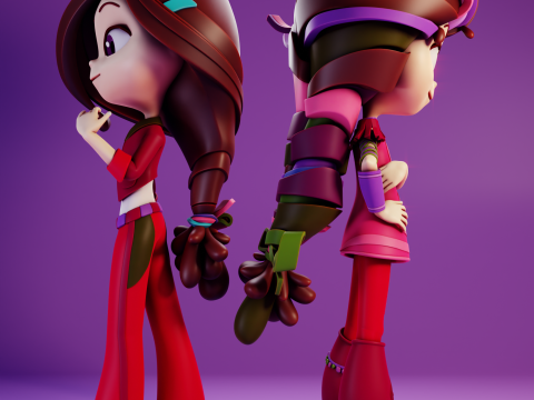 Varya Fantasy Patrol Modèles 3D en vedette