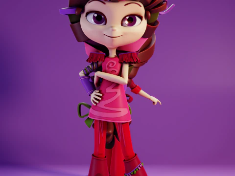 Varya Fantasy Patrol 3D Print Model
