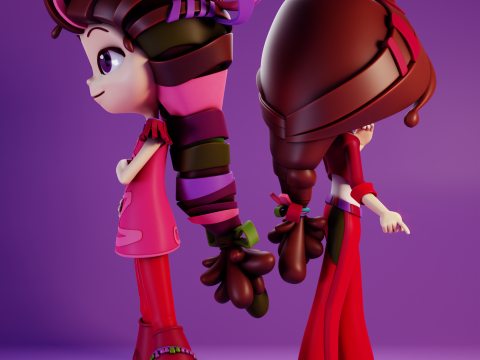 Varya Fantasy Patrol Modèles 3D en vedette