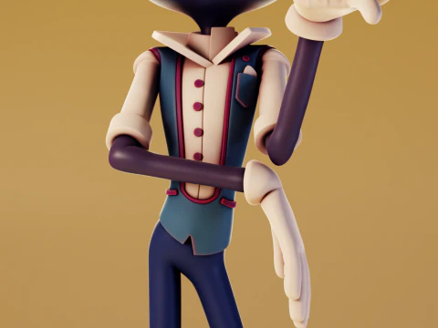 Cat Scientist Fantasy Patrol 3D Print Model