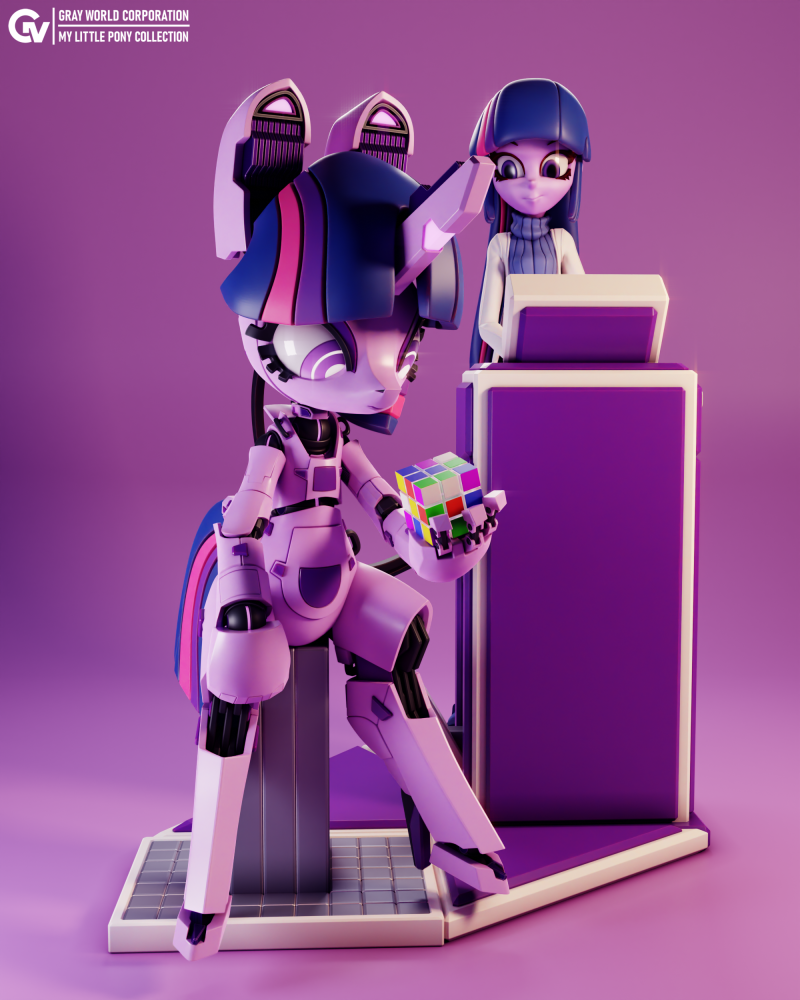 Twilight Sparkle EG And BOT - My Little Pony 3D Принт Модель in Женщина  3DExport