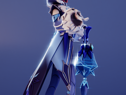 Cryo Cicin Mage Genshin Impact 3D Print Model