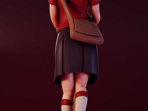 Fem Scout Team Fortress 2 3D Print Model