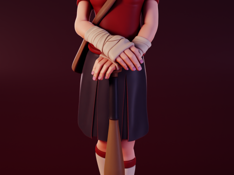 Fem Scout Team Fortress 2 3D Print Model