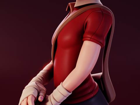 Fem Scout Team Fortress 2 3D Print Model