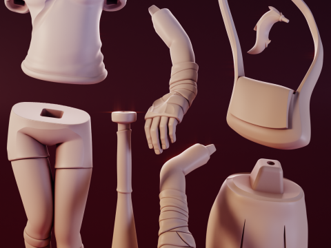 Fem Scout Team Fortress 2 3D Print Model