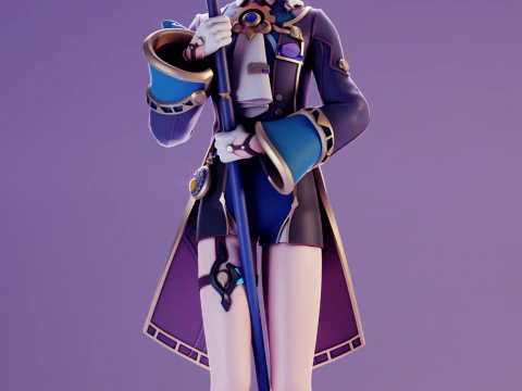 ミーシャ・ホンカイ スターレール 3Dプリントモデル