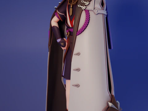 Scaramouche 2 Genshin Impact 3D Print Model