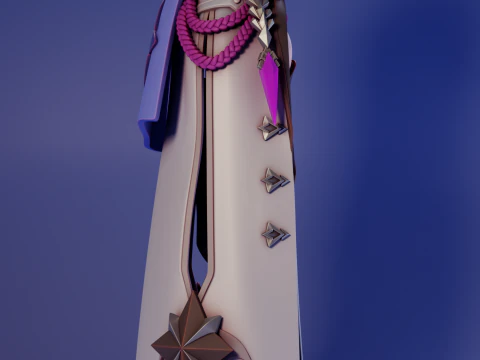 Scaramouche 2 Genshin Impact 3D Print Model