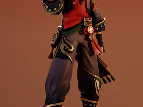 Gioco Genshin Impact Modello di stampa 3D