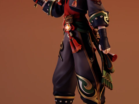Gaming Genshin Impact 3D Print Model