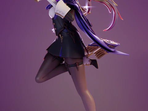 Clorinde Genshin Impact 3D Print Model