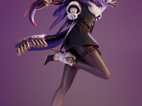 Clorinde Genshin Impact 3D Print Model
