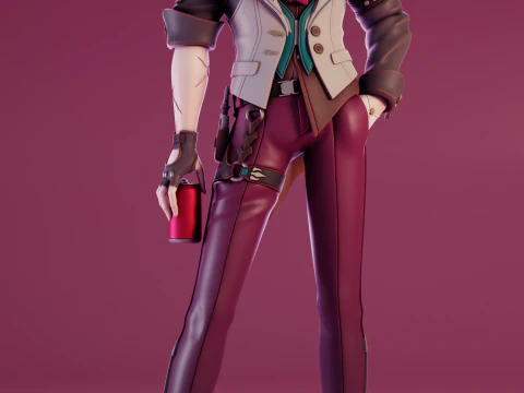 Gallagher Honkai Star Rail 3D Print Model