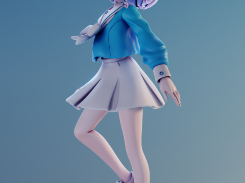 Arona Blue Archive 3D Print Model