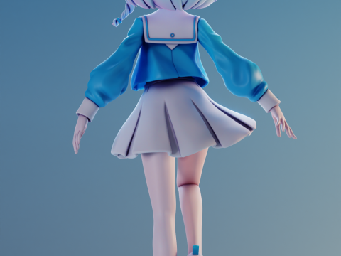Arona Blue Archive 3D Print Model