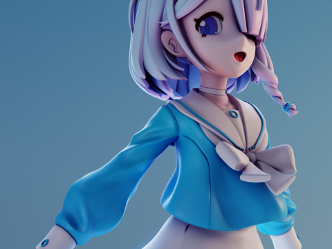 Arona Blue Archive 3D Print Model