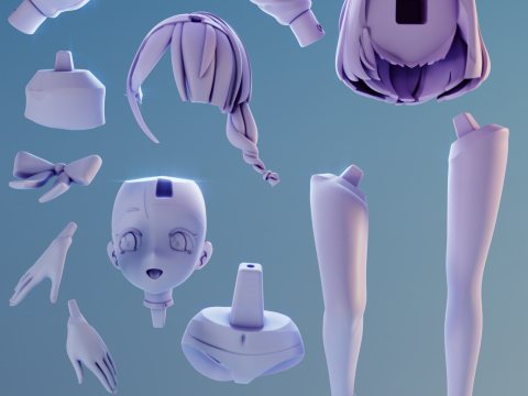 Arona Blue Archive 3D Print Model