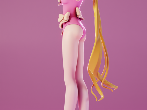 Sailor Moon Swimsuit Sailor Moon 3D Принт Модель