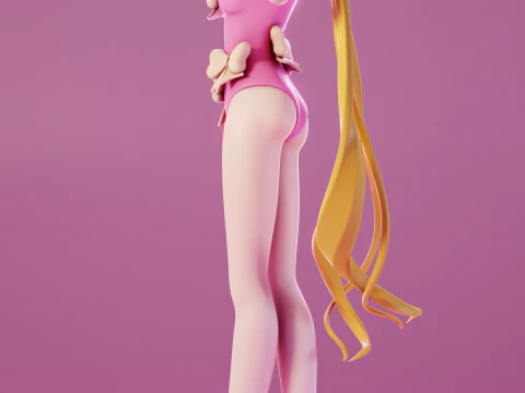 Sailor Moon Swimsuit Sailor Moon 3D Print Model