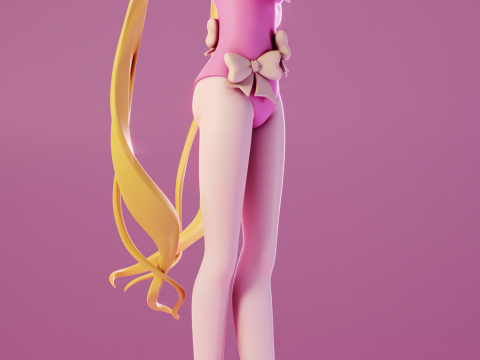 Sailor Moon Swimsuit Sailor Moon 3D Принт Модель