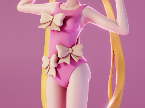Sailor Moon Swimsuit Sailor Moon 3D Принт Модель