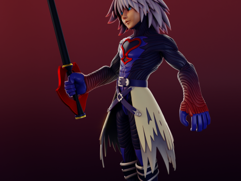 Dark Riku Kingdom Hearts 3D-Druckmodell