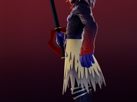 Dark Riku Kingdom Hearts 3D 프린트 모델