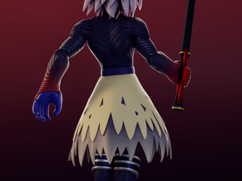 Dark Riku Kingdom Hearts 3D 프린트 모델