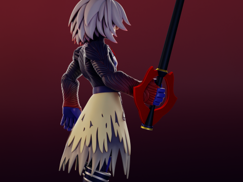 Dark Riku Kingdom Hearts 3D 프린트 모델