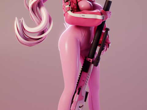 Alice Goddess of Victory Nikke 3D Print Model