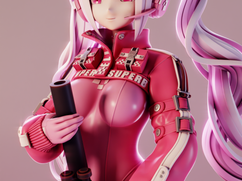 Alice Goddess of Victory Nikke 3D Print Model
