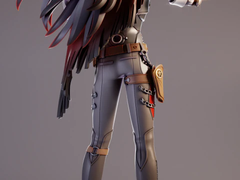 Boothill Honkai Star Rail 3D Print Model