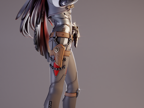 Boothill Honkai Star Rail 3D Print Model