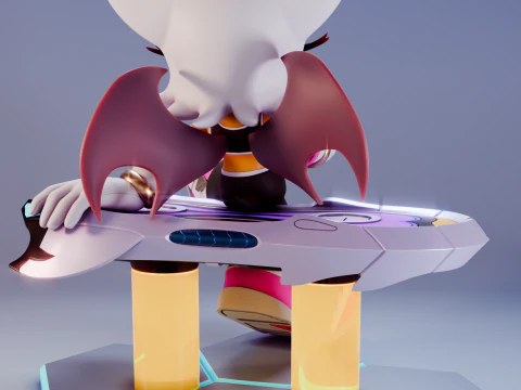 ルージュ ソニック ライダーズ ソニック・ザ・ヘッジホッグ 3Dプリント