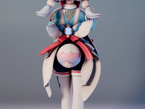 Sigewinne Genshin Impact 3D Print Model