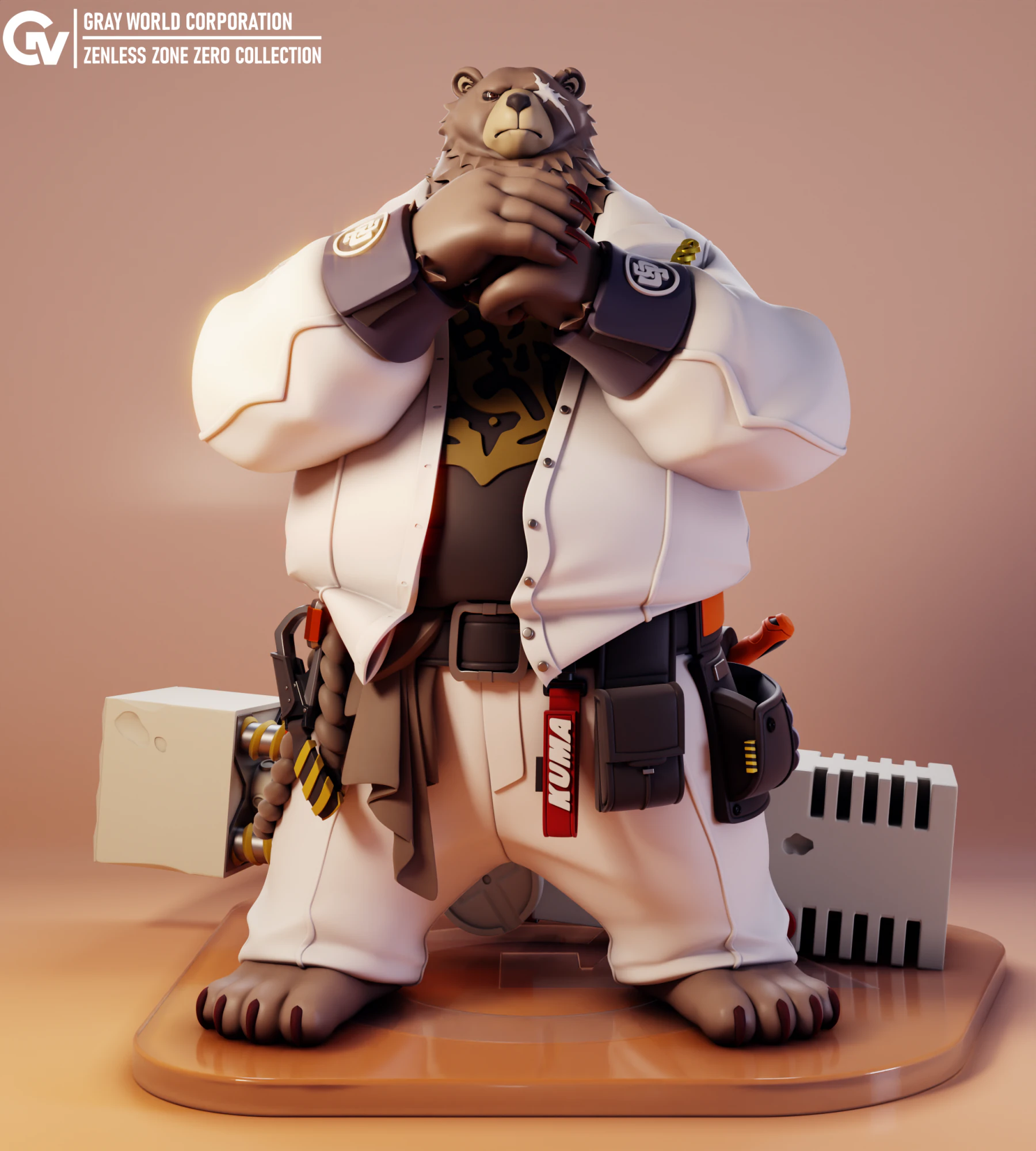 Ben Bigger - Zenless Zone Zero 3D Print Model .c4d .max .obj .3ds .fbx .stl .blend 