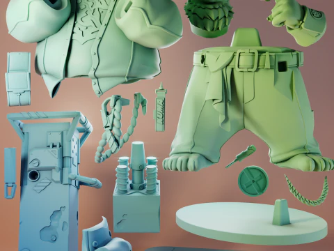 Ben Bigger - Zenless Zone Zero 3D Print Model