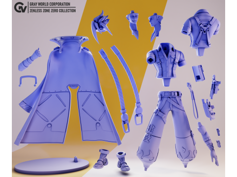 Anton Ivanov Zenless Zone Zero 3D Print Model