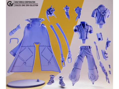 Anton Ivanov Zenless Zone Zero 3D Print Model